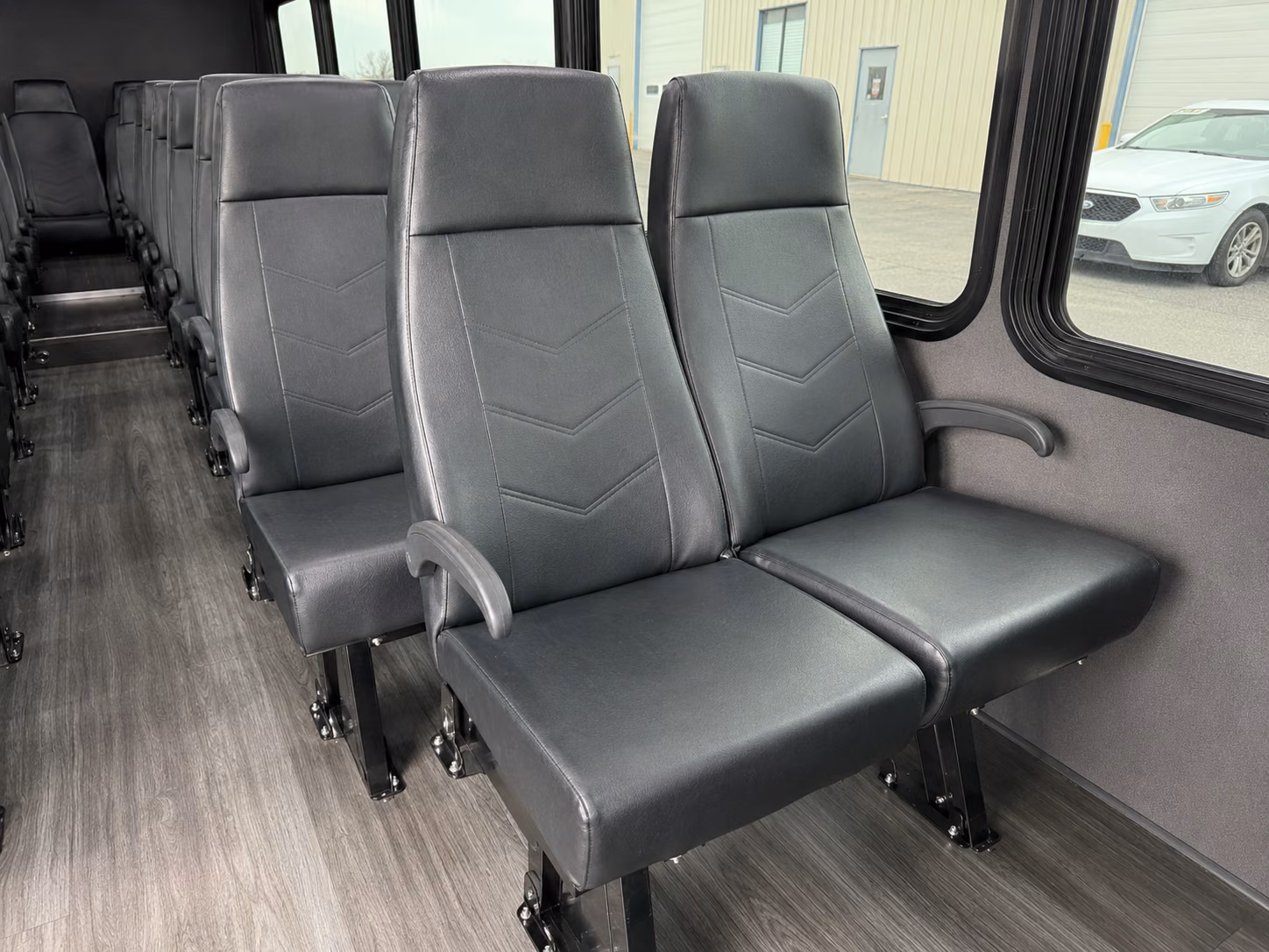 south fulton 18 passenger minibus inside