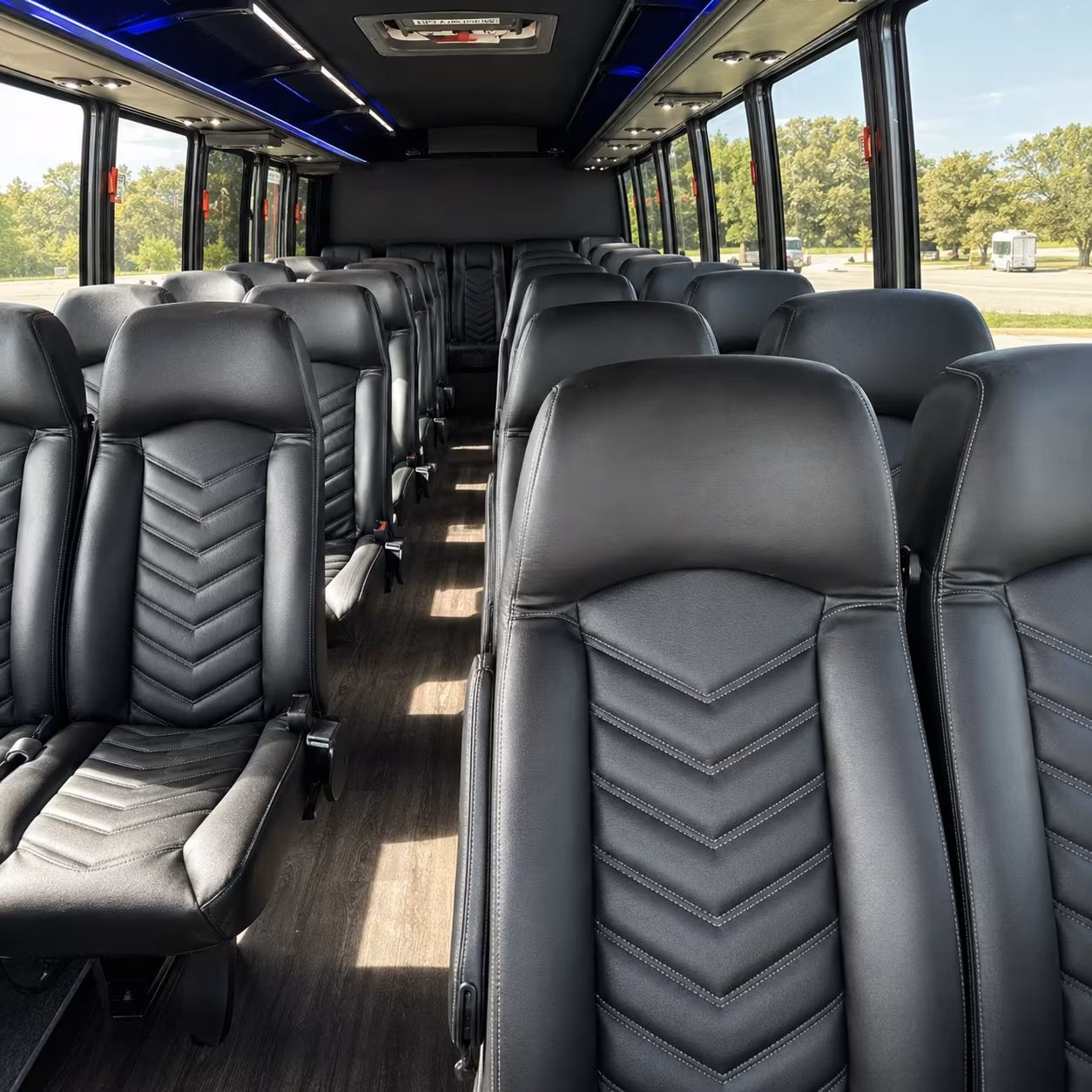 south fulton 25 passenger minibus inside