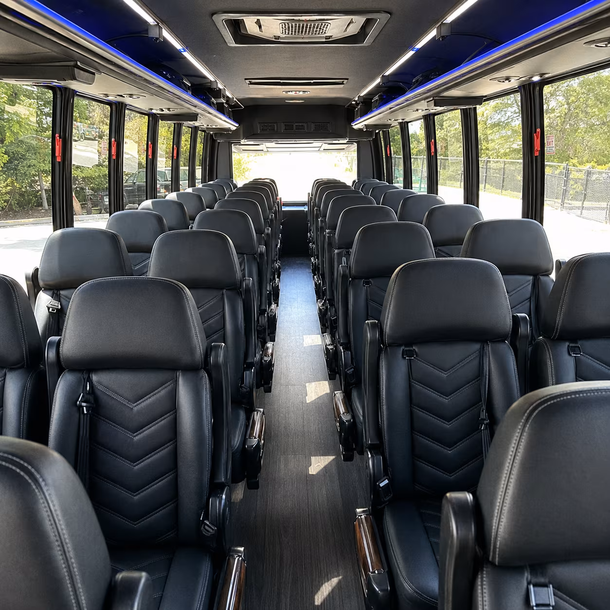 south fulton 25 passenger minibus interior