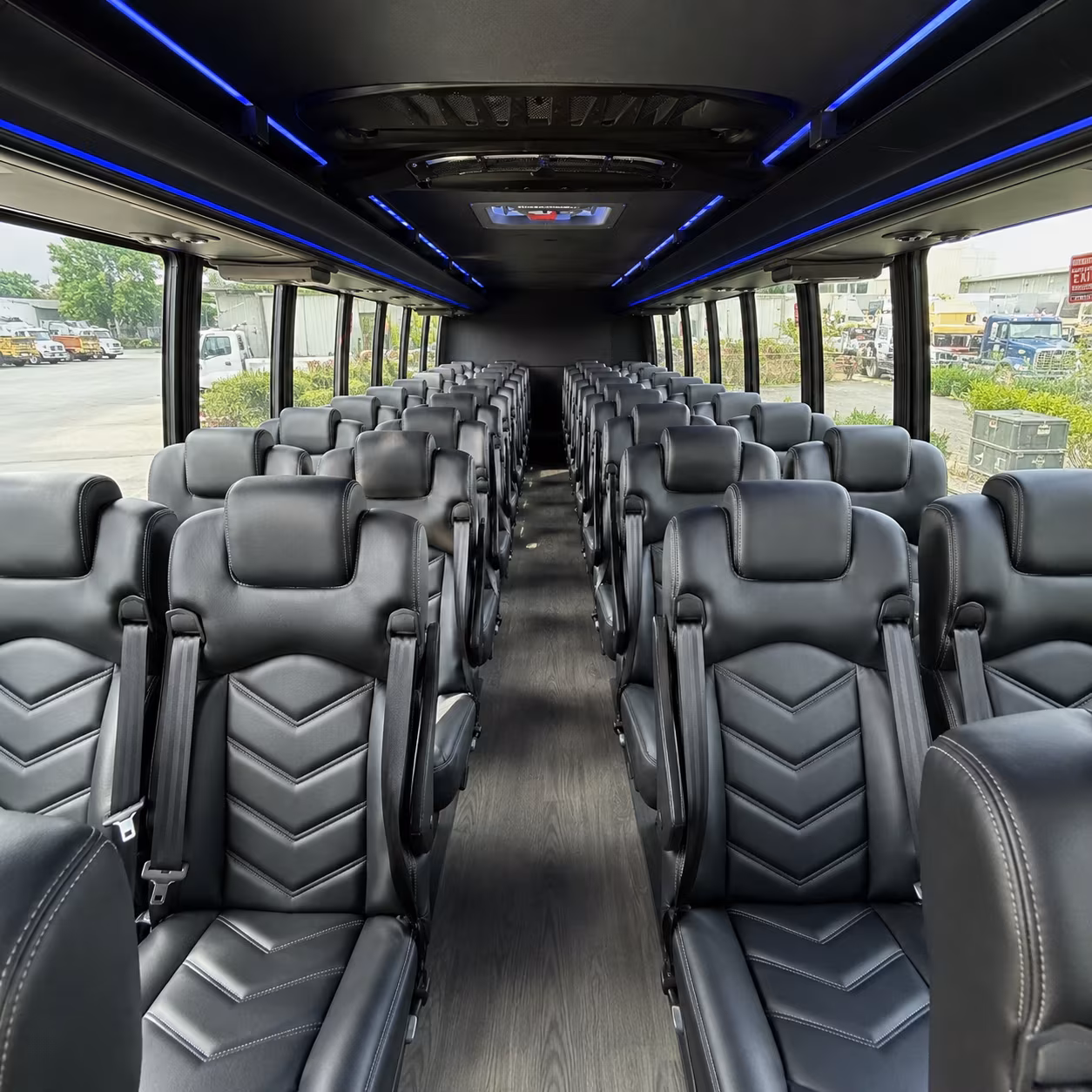 south fulton 28 passenger minibus interior