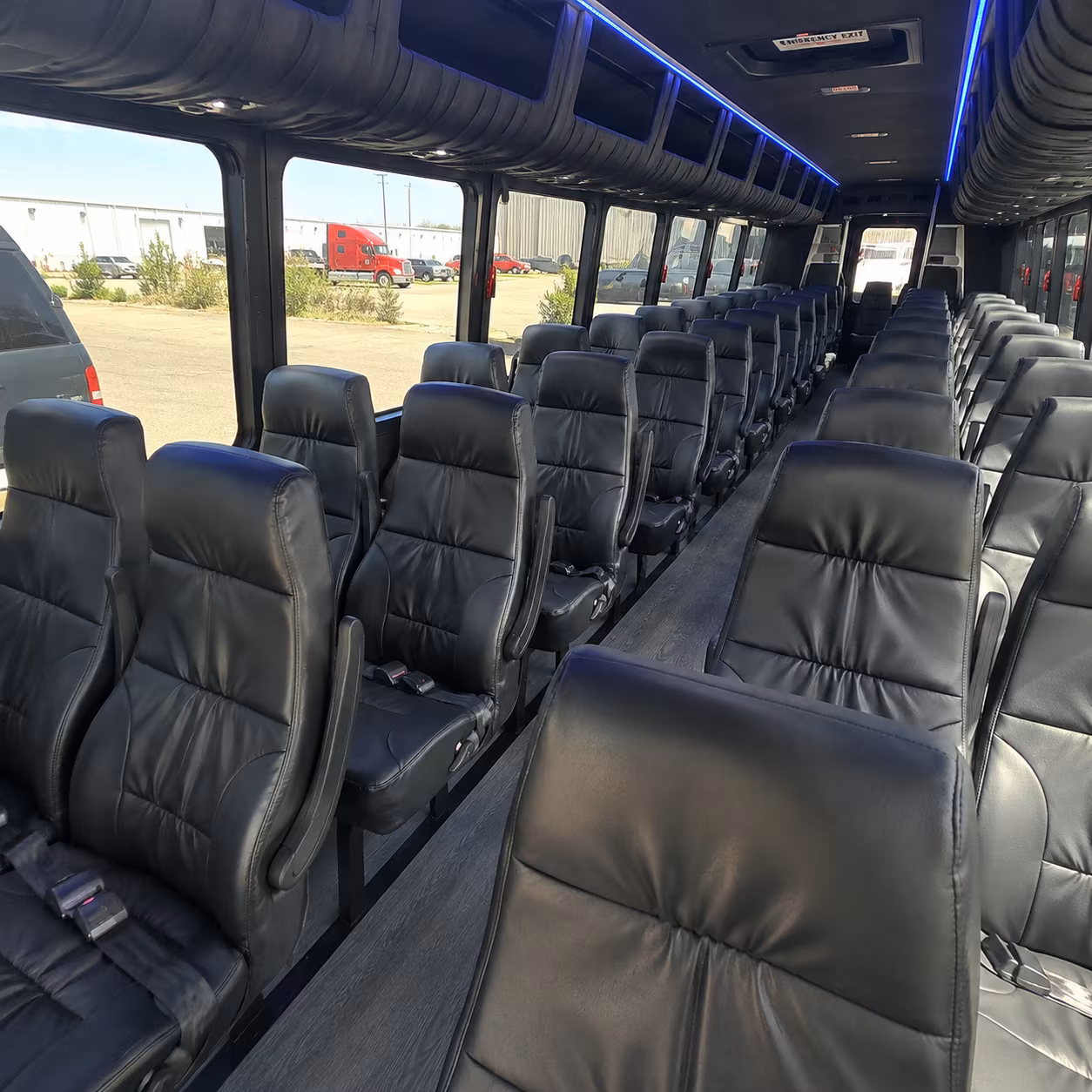 south fulton 35 passenger minibus inside