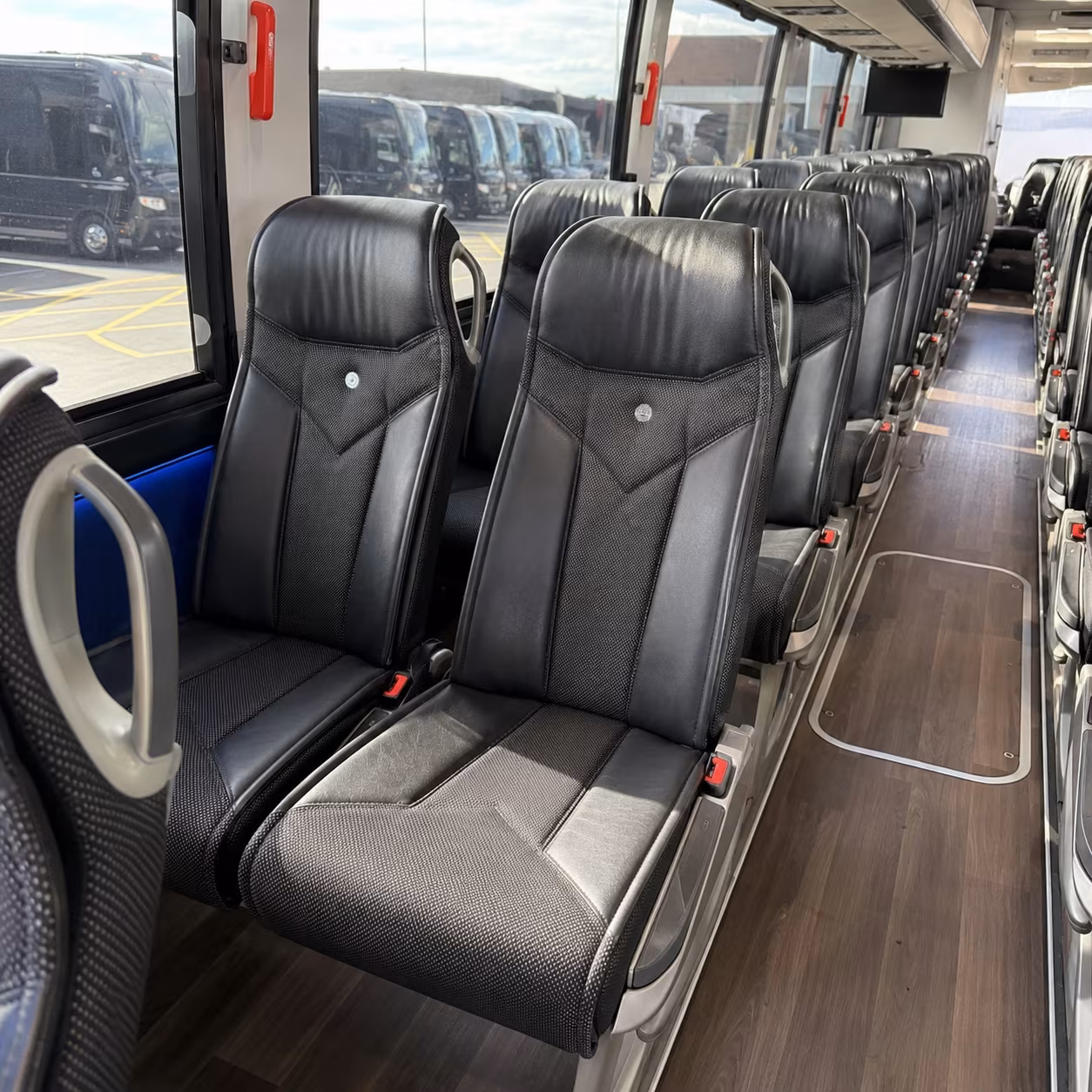south fulton 40 passenger charter bus interior