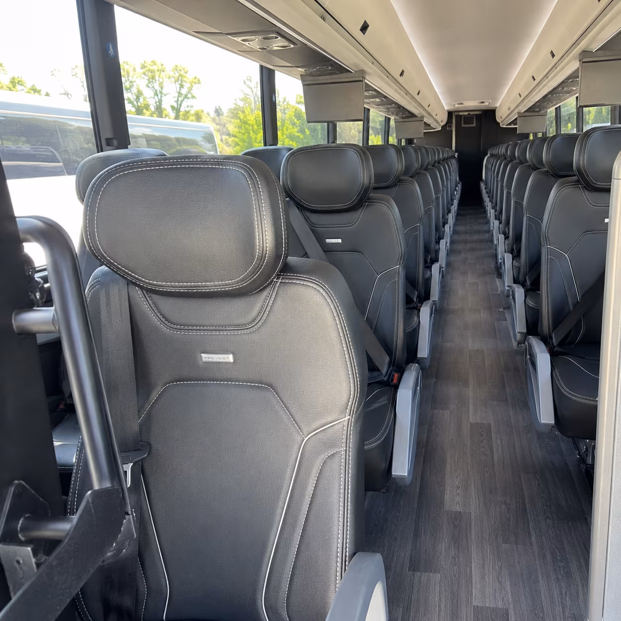 south fulton 47 passenger charter bus interior