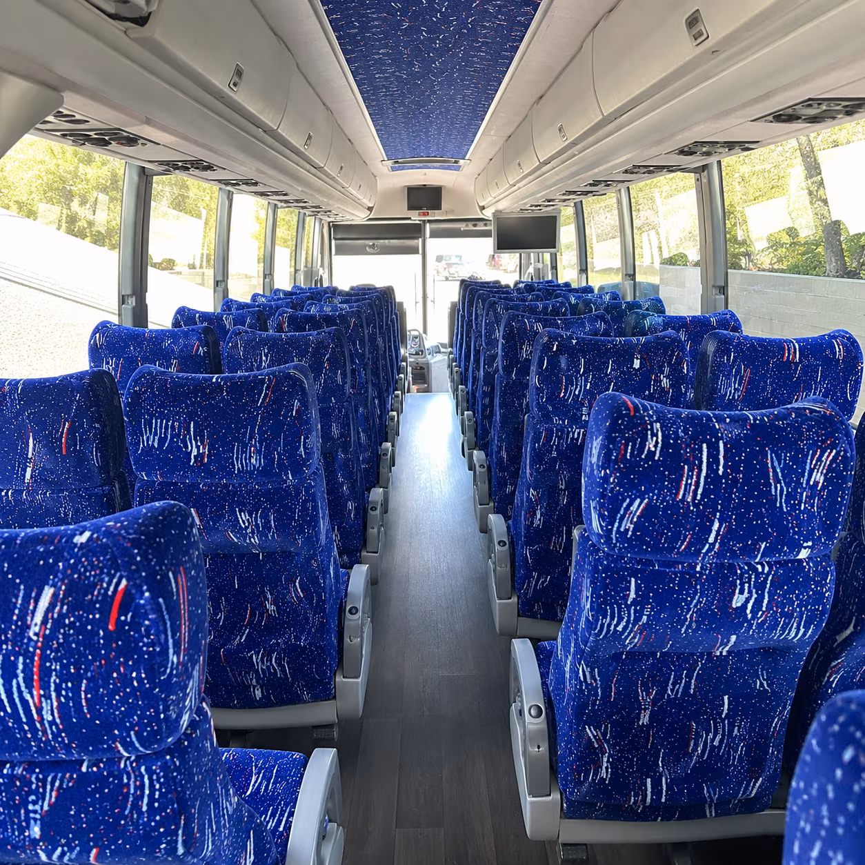 south fulton 50 passenger charter bus interior
