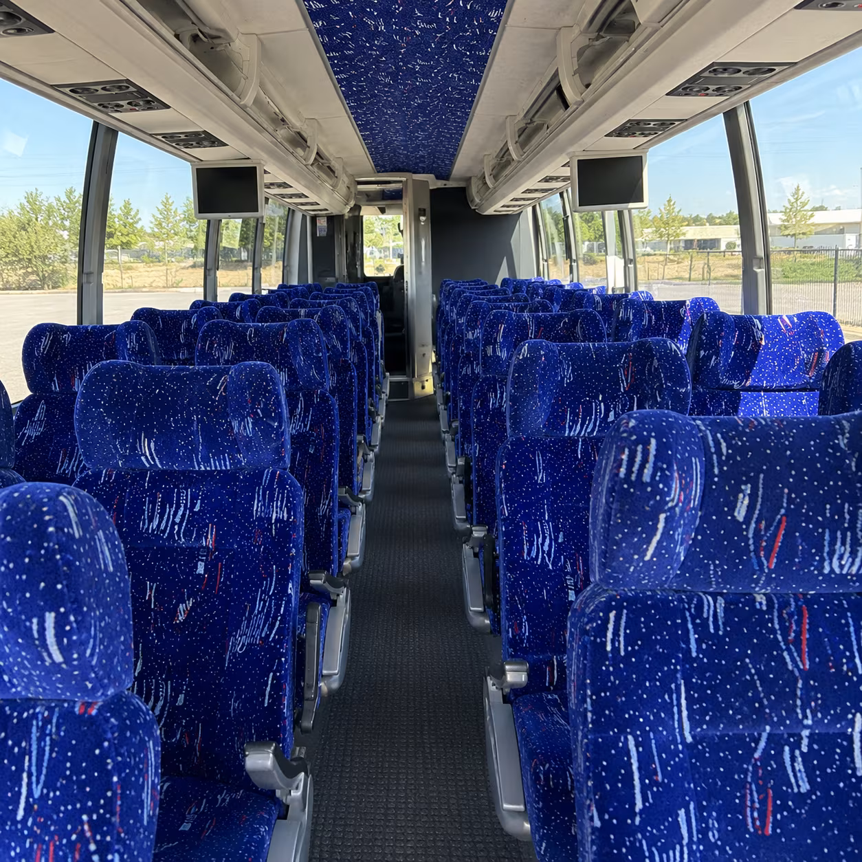 south fulton 54 passenger charter bus interior